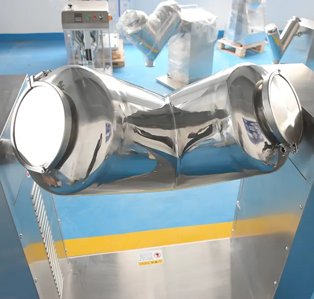 V-shaped double tube structure