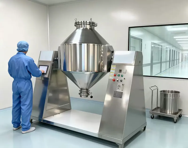 Double Cone Mixer: Solving Trace Element Mixing & Boosting Efficiency（images 1）